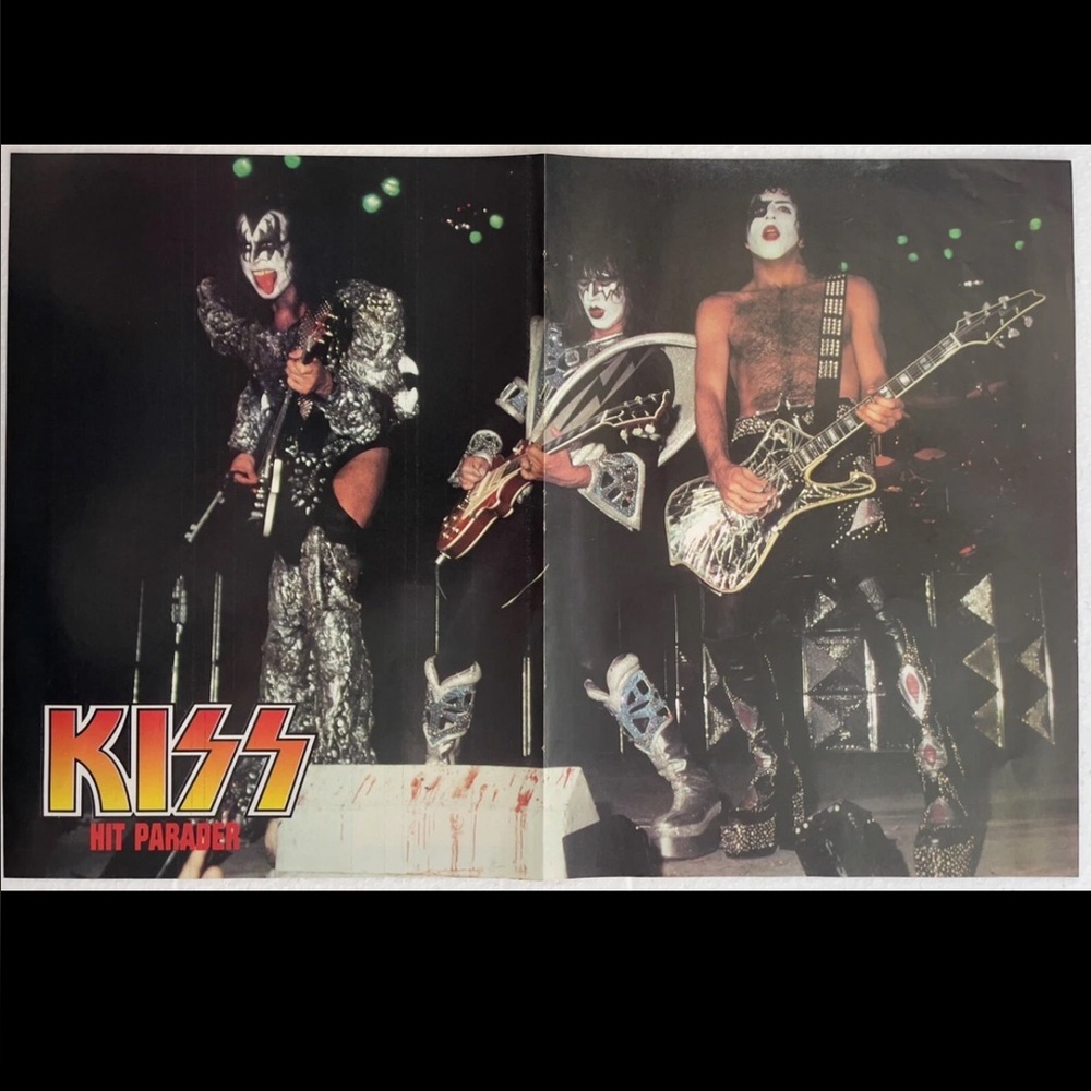 KISS Hit Parader centerfold